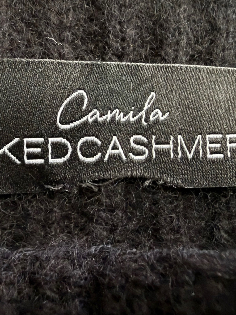 NakedCashmere X Camila Morrone 100% cashmere women L ribbed tunic/ dress - Picture 6 of 7